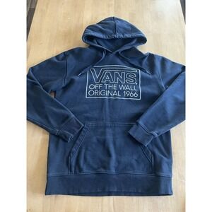 Vans Off The Wall Original 1966 Pullover Hoodie Men's M Skate Streetwear Black